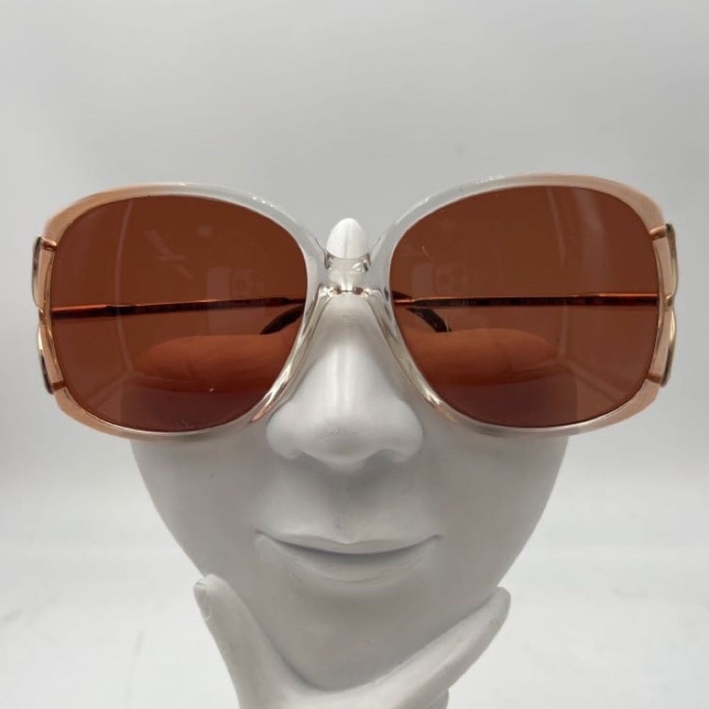 Vintage Berdel Brown Gold Oval Sunglasses Frames Rita